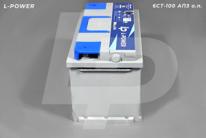 Аккумулятор Кайнар "L-POWER" +справа 6СТ-100 АПЗ о.п.