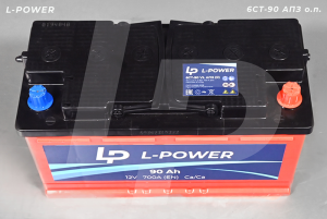 Аккумулятор Кайнар "L-POWER" +справа 6СТ-90 АПЗ о.п.