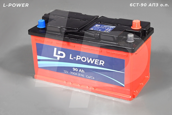 Аккумулятор Кайнар "L-POWER" +справа 6СТ-90 АПЗ о.п.