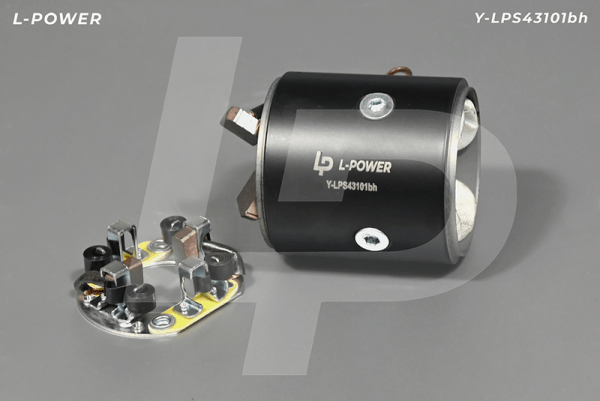 Статор с траверсой 12В 2,8кВт (ан. 123705101, ст. LPS43101, 123708101) L-POWER Y-LPS43101bh