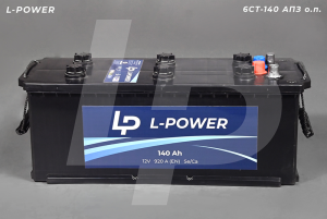 Аккумулятор Кайнар "L-POWER" +слева 6СТ-140 АПЗ о.п.