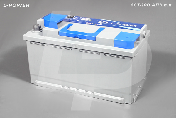 Аккумулятор Кайнар "L-POWER" +слева 6СТ-100 АПЗ п.п.