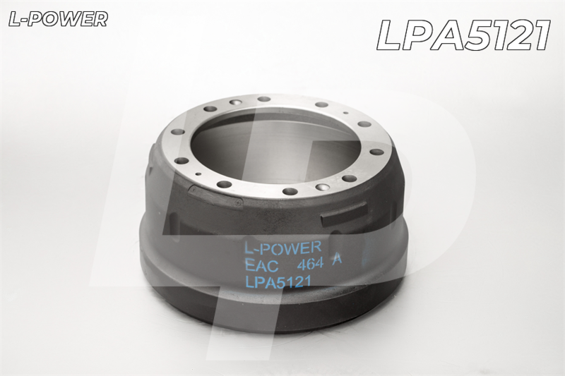 WG4075450001 Барабан тормозной передний HOWO, SITRAK отбалансирован L-POWER LPA5121