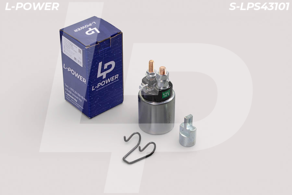 Реле стартера 12В, 2,8кВт (ан. 123704101, ст. LPS43101,123708101, 9-152-780) L-POWER S-LPS43101