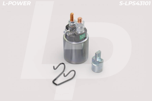Реле стартера 12В, 2,8кВт (ан. 123704101, ст. LPS43101,123708101, 9-152-780) L-POWER S-LPS43101