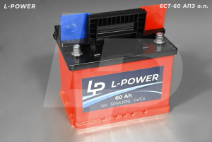 Аккумулятор Кайнар "L-POWER" +справа 6СТ-60 АПЗ о.п.