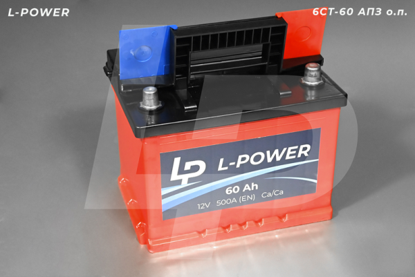 Аккумулятор Кайнар "L-POWER" +справа 6СТ-60 АПЗ о.п.