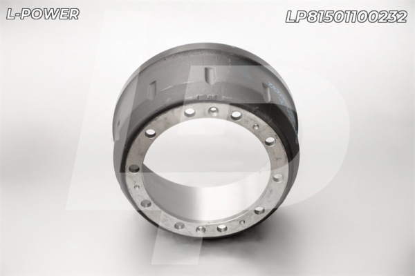 81501100232 Барабан тормозной SHACMAN X3000 мост HDZ9.5T отбалансирован L-POWER LP81501100232