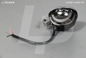 Фара доп. рабочая круглая, рассеиваемый свет, 4 диода, 12W (82х120х52) LED12/24V L-POWER LP12R-4LED-PC