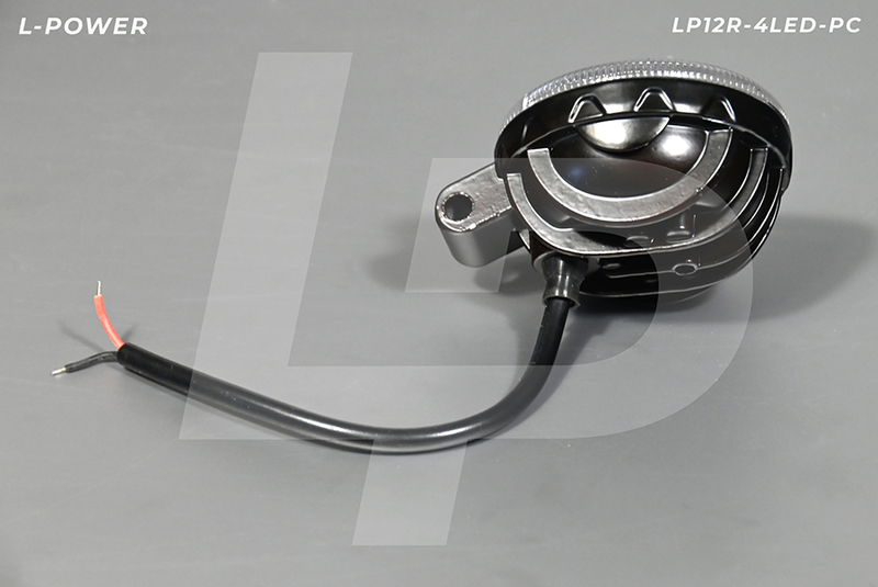 Фара доп. рабочая круглая, рассеиваемый свет, 4 диода, 12W (82х120х52) LED12/24V L-POWER LP12R-4LED-PC