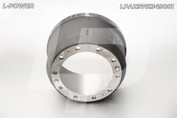 WG9761349001 Барабан тормозной задний SITRAK мост MCY13, отбалансирован L-POWER LPAZ9761349001