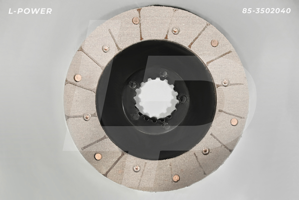 85-3502040-А Диск тормозной МТЗ накладка и ступица - заклёпки (D=205мм) L-POWER LPS3507805