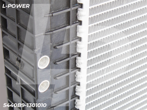 Радиатор алюминиевый МАЗ 3 рядный с пласт. бачк. (56 мм) L-POWER 5440В9-1301010