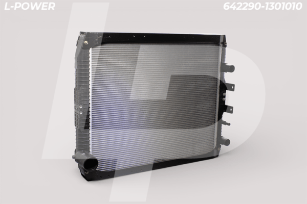 Радиатор алюминиевый МАЗ 3 рядный с пластик. бачк. (56 мм) L-POWER 642290-1301010
