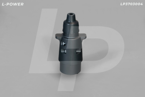 Вилка электрическая, пластик, 12В, 7контактов L-POWER LP3703004