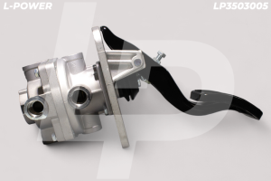 100-3514108 Кран тормозной главный 2-х секционный, с педалью L-POWER LP3503005