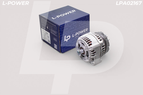 ALR8167 Генератор 28В, 100A МАЗ 4370 с дв. Дойц L-POWER LPA02167
