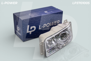 LP3701005 Блок-фара левая с ДХО МАЗ, KMZ (ан.112.10.30.3711-01, 301.3775-20) L-POWER LP3701005