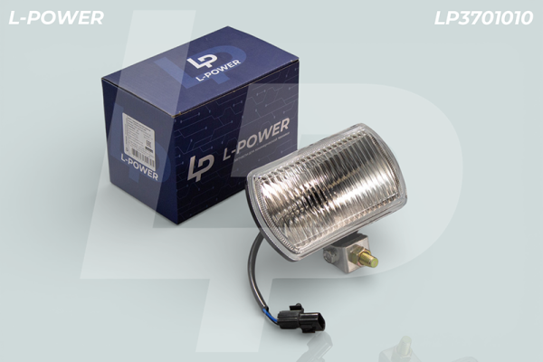Фара передняя противотуманная белая МАЗ б/л (ан. 112.05.41, 3532.3743) L-POWER LP3701010
