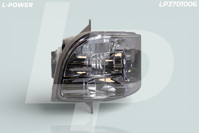 Блок-фара правая МАЗ с ДХО (ан.112.10.30.3711, 30.3775-20) L-POWER LP3701006