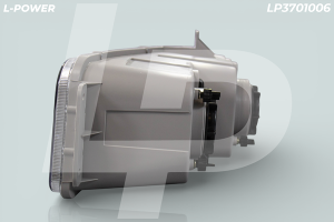 Блок-фара правая МАЗ с ДХО (ан.112.10.30.3711, 30.3775-20) L-POWER LP3701006