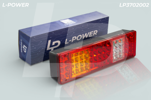 Фонарь задний правый без подстветки LED (ан. 7442.3716, ФП 22) L-POWER LP3702002