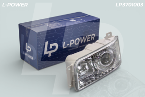 Блок-фара левая с ДХО (ан. 112.10.30.3711-09) L-POWER LP3701003
