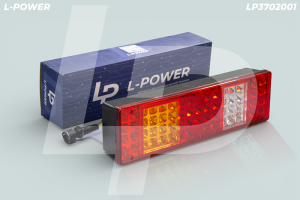 Фонарь задний левый LED СуперМАЗ (ан. 7452.3716, ФП 22) L-POWER LP3702001