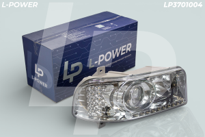 Блок-фара правая с ДХО (ан. 112.10.30.3711-08) L-POWER LP3701004