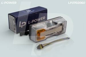 Фонарь передний многофункциональный МТЗ LED 12В (ан. 112.21.18.3712, Ф-402) L-POWER LP3702060