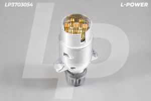 Вилка электрическая, металл, 12В, 7 контактов L-POWER LP3703054