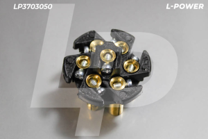 Вилка электрическая, пластик, 12В, 7 контактов L-POWER LP3703050