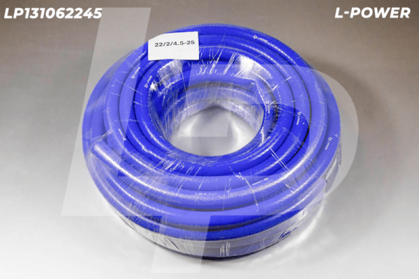 22/2/4.5-25 Рукав силиконовый 2 слоя арм., стенка 4.5 мм, d 22 мм (тосол) L-POWER LP131062245