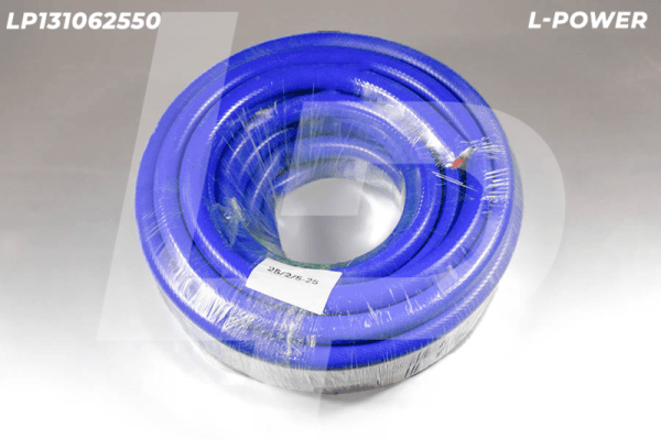 25/2/5-25 Рукав силиконовый 2 слоя арм., стенка 5.0 мм, d 25 мм (тосол) L-POWER LP131062550