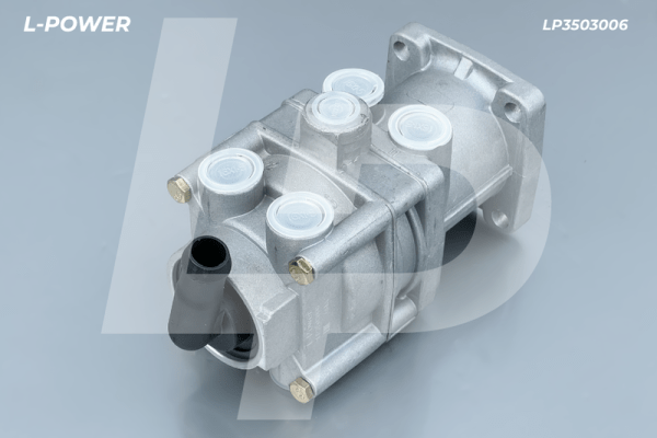 4613190080, 8090-3514100 Кран тормозной главный 2-х секционный н/о L-POWER LP3503006