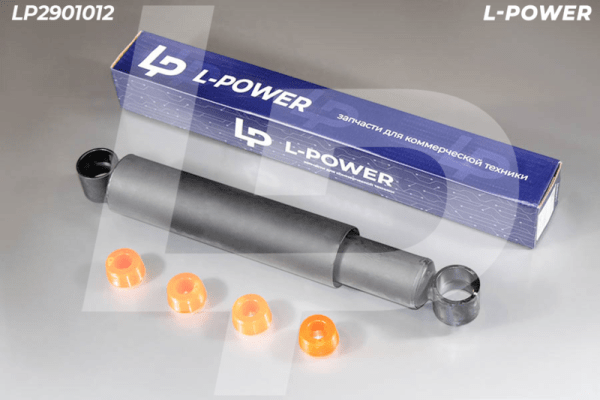 4310-2905006, УЛИГ.40.А1.452995.027 Амортизатор передний 300/485 КАМАЗ 4310, 4308 (PU втулки!) L-POWER LP2901012PU