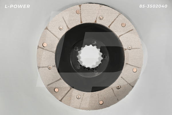 85-3502040-А Диск тормозной МТЗ накладка и ступица - заклёпки (D=205мм) L-POWER LPS3507805
