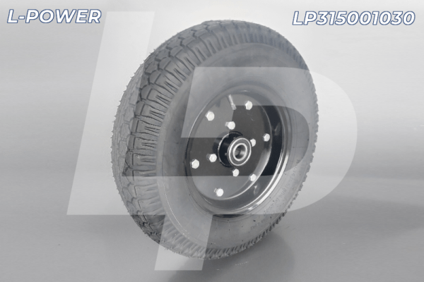 5.00х10 Колесо опорное в сб. МК 2.00.000 (под ось 30мм) оборудования щеточного УМДУ-80/82 L-POWER LP315001030