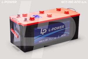 Аккумулятор Кайнар "L-POWER" +слева конус 6СТ-190 АПЗ о.п.