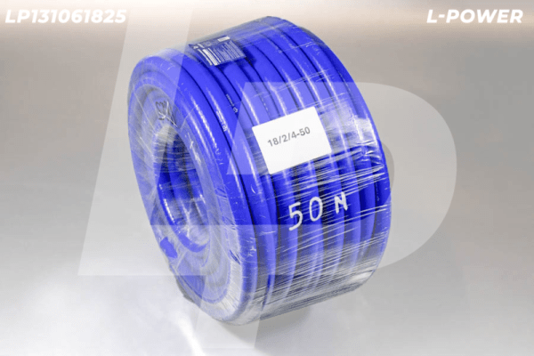 18/2/4-25 Рукав силиконовый 2 слоя арм., стенка 4 мм, d 18 мм (тосол) L-POWER LP131061825