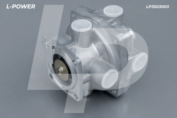 100-3514010-10, 64221-3514010-10 Кран тормозной главный 2-х секционный, без рычага и площадки LP3503003 L-POWER LP3503003