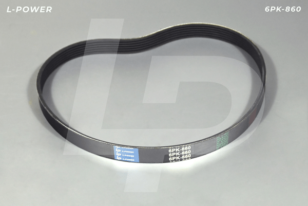 Ремень поликилиновой генератора L-POWER 6РК-860