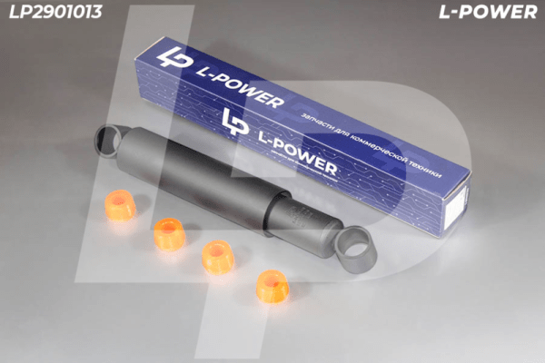 40.УЛИГ.452995.021, 53212-2905006 Амортизатор передний/задний 275/460 КАМАЗ, ПАЗ 3205 (PU втулки!) L-POWER LP2901013PU