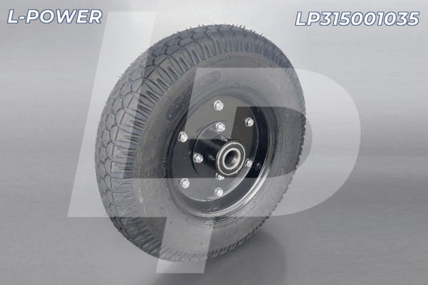 5.00х10 Колесо опорное в сб. МК 2.00.000 (под ось 35мм) оборудования щеточного УМДУ-80/82 L-POWER LP315001035