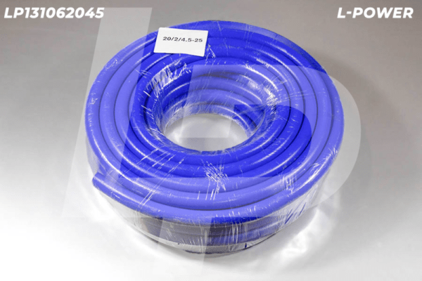20/2/4.5-25 Рукав силиконовый 2 слоя арм., стенка 4.5 мм, d 20 мм (тосол) L-POWER LP131062045