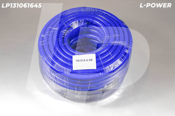16/2/4.5-50 Рукав силиконовый 2 слоя арм., стенка 4.5 мм, d 16 мм (тосол) L-POWER LP131061645