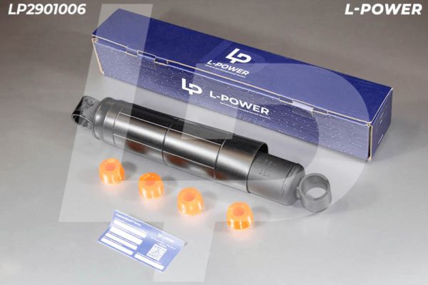 54327-2915006-20 Амортизатор задний 290/475 МАЗ 5432, 6310 (PU втулки!) L-POWER LP2901006PU