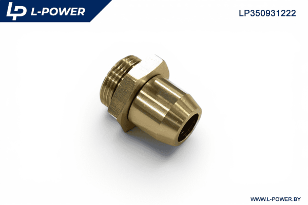 Штуцер прямой с наружной резьбой 12-22х1,5 L-POWER LP350931222