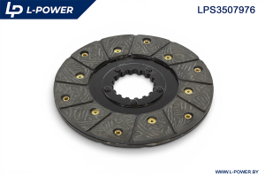 Диск тормозной МТЗ безасбест. (D=180мм) L-POWER LPS3507976