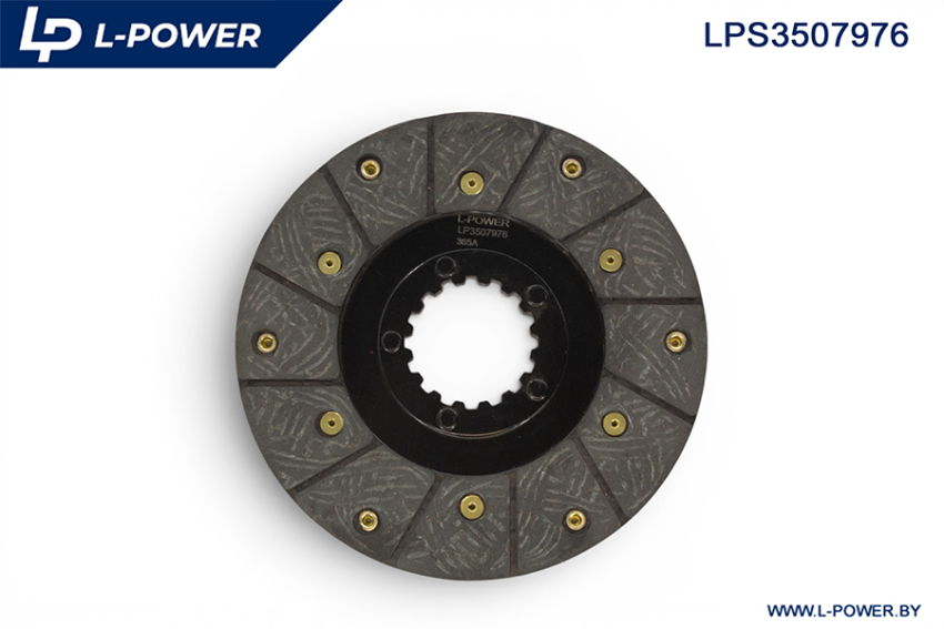 Диск тормозной МТЗ безасбест. (D=180мм) L-POWER LPS3507976
